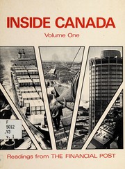 Inside Canada; readings from the Financial post