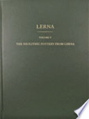 The neolithic pottery from lerna /
