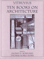 Vitruvius : ten books on architecture /