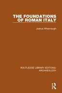 The foundations of Roman Italy /