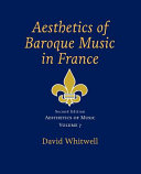 Aesthetics of Baroque music in France /