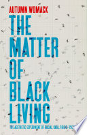 The matter of Black living : the aesthetic experiment of racial data, 1880-1930 /
