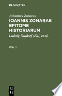 Ioannis Zonarae Epitome historiarum.